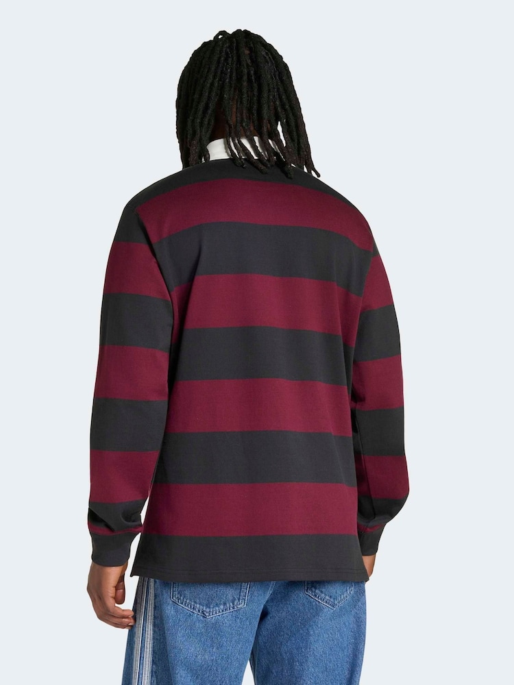 adidas Red All Blacks Heritage Polo Shirt - Image 2 of 7 adidas Red All Blacks Heritage Polo Shirt - Image 2 of 7