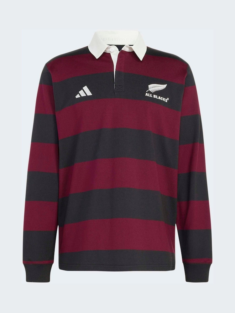 adidas Red All Blacks Heritage Polo Shirt - Image 7 of 7 adidas Red All Blacks Heritage Polo Shirt - Image 7 of 7
