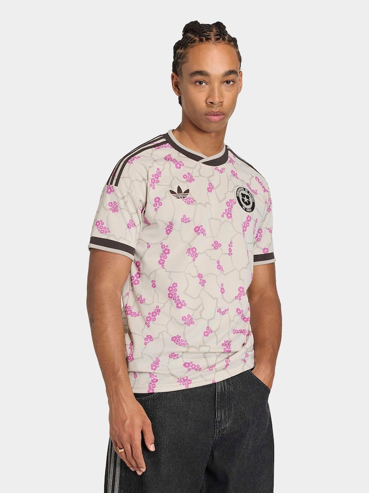 adidas Cream Chile 26 Away Jersey - Image 1 of 7 adidas Cream Chile 26 Away Jersey - Image 1 of 7