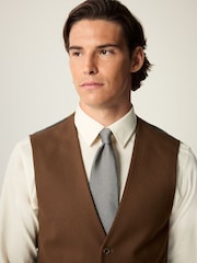 Brown Flannel Suit Waistcoat - Image 4 of 9