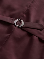 Neutral Trimmed Check Suit Waistcoat - Image 6 of 8