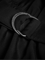 Черный - Платье-рубашка миди с присборенной горловиной Ted Baker Comus - Image 4 of 5