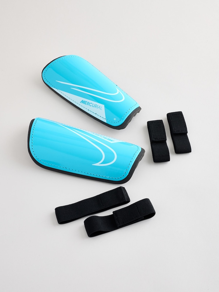 Nike Blue Dri-FIT Mercurial Hardshell Football Shin Guards - Image 1 of 3