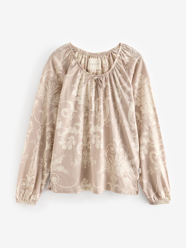 Neutre/Blush Josette Imprimé - Pyjama Laura Ashley 100% coton - Image 7 of 8