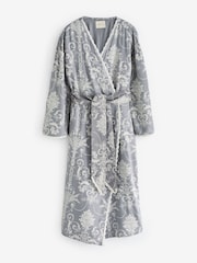 Laura Ashley Grey Josette Dressing Gown - Image 7 of 7