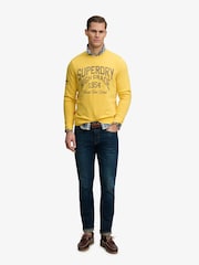 SUPERDRY Yellow Coastal Relaxed Sweatshirt - Image 3 of 7