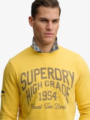 SUPERDRY Yellow Coastal Relaxed Sweatshirt - Image 4 of 7