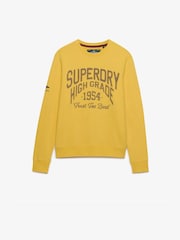 SUPERDRY Yellow Coastal Relaxed Sweatshirt - Image 6 of 7