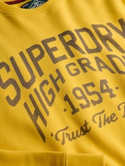 SUPERDRY Yellow Coastal Relaxed Sweatshirt - Image 7 of 7