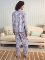 رمادي - طقم بيجامة Josette بأزرار كاملة من Laura Ashley - صورة 3 من 10