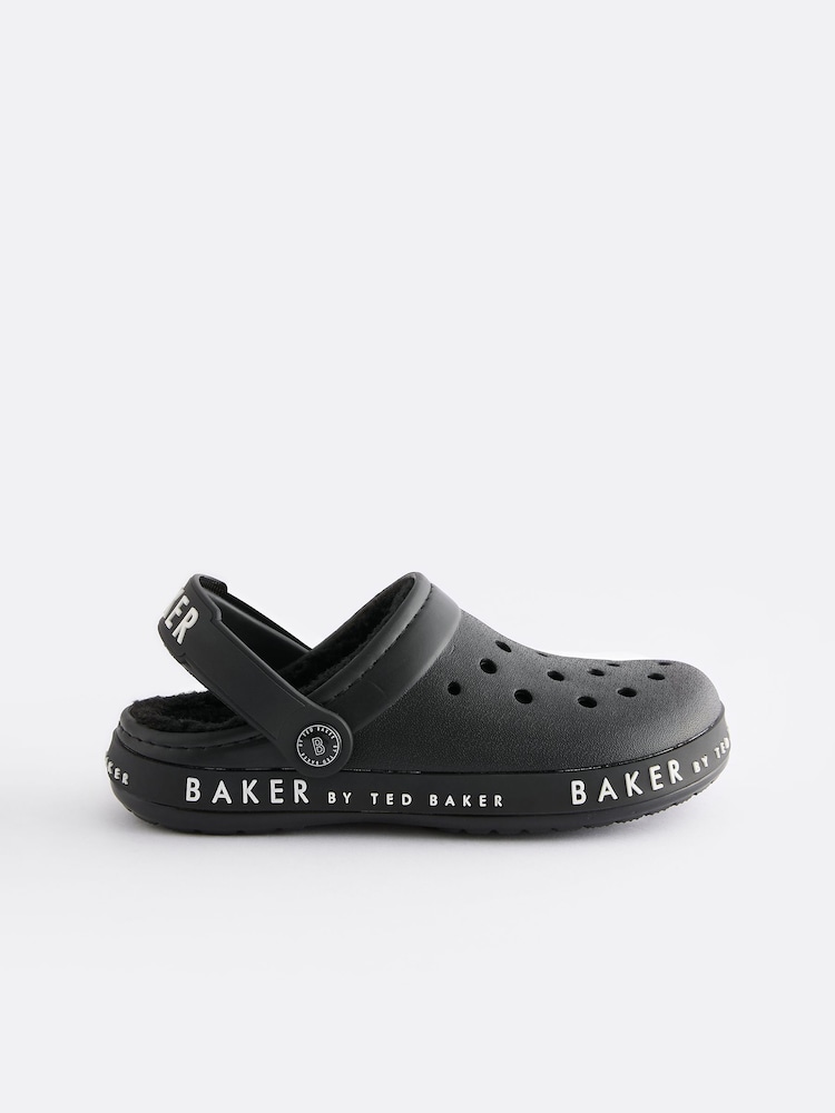 Baker by Ted Baker Boys Borg Lined Clog Slippers - Image 1 of 6