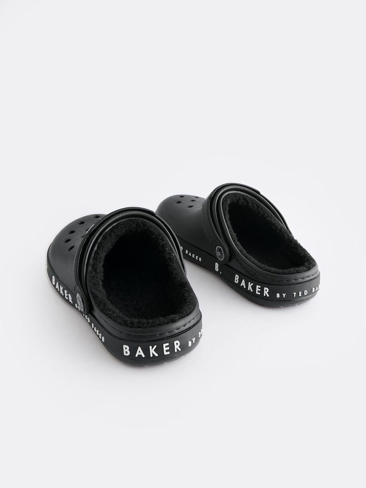 Baker by Ted Baker Boys Borg Lined Clog Slippers - Image 3 of 6