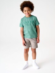 Baker by Ted Baker T-Shirt and Cargo Shorts Set - Image 1 of 11