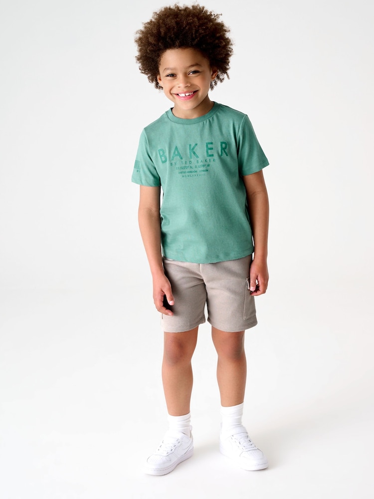 Baker by Ted Baker T-Shirt and Cargo Shorts Set - Image 1 of 11