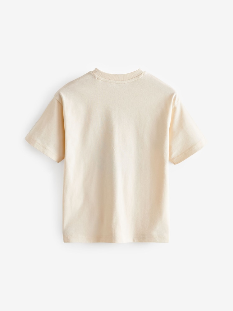 Stone Short Sleeves Graphic 100% Cotton T-Shirt (3-16yrs) - Image 2 of 3