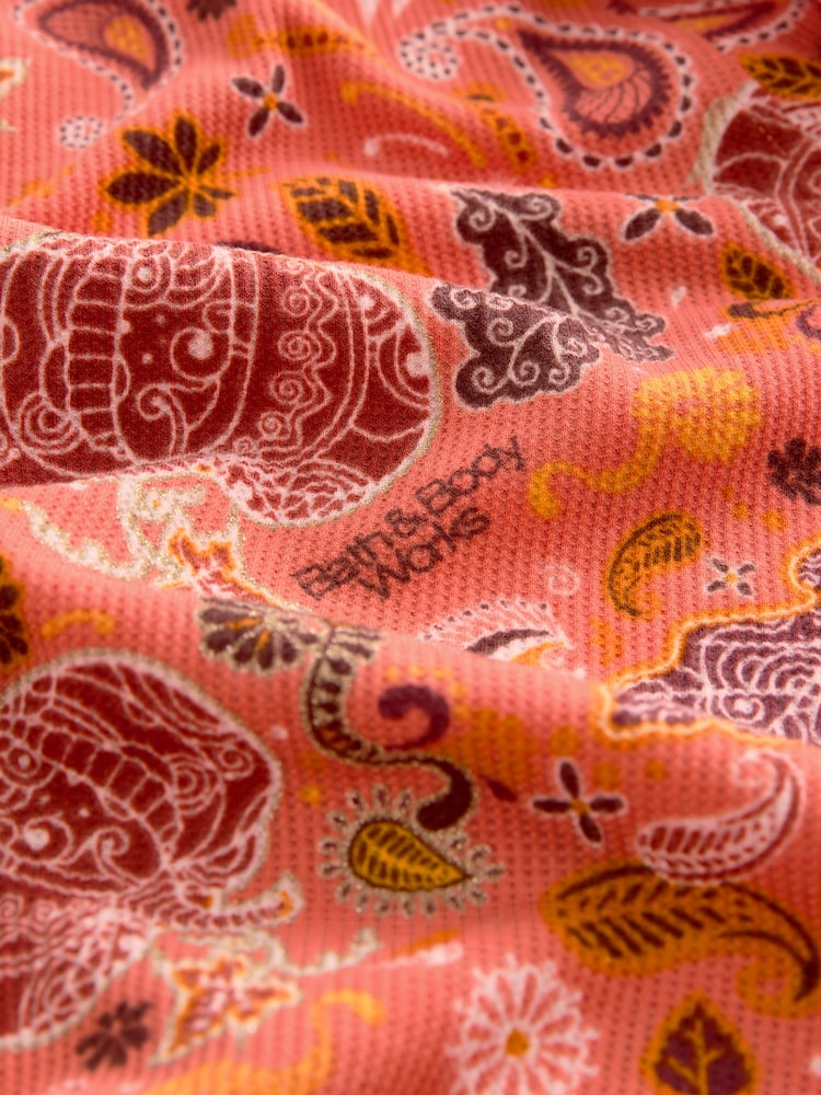 Bath & Body Works Orange Waffle Halloween Pyjamas - Image 10 of 10