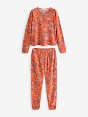 Bath & Body Works Orange Waffle Halloween Pyjamas - Image 7 of 10