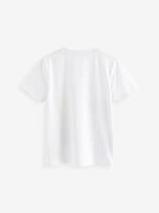 White Graffiti Gaming Short Sleeves Graphic 100% Cotton T-Shirt (3-16yrs) - Image 2 of 3