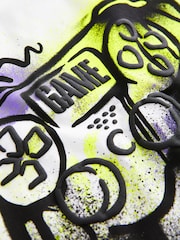 White Graffiti Gaming Short Sleeves Graphic 100% Cotton T-Shirt (3-16yrs) - Image 3 of 3