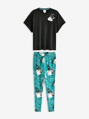 Bath & Body Works Black Mystic Oversized T-Shirt and Cotton Leggings Set - Image 6 of 10