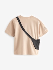 Natural Stone Bag Pocket Short Sleeve T-Shirt (3-16yrs) - Image 2 of 6