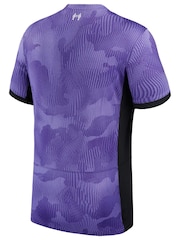 Nike Purple Liverpool 3rd Stadium Shirt 2023-24 FootBall Shirt - Image 3 of 3