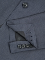 Reiss Airforce Blue Humble Slim Fit Single Breasted Wool Blazer - Image 6 of 7