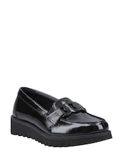Hush Puppies Black Francis Patent Loafers - Image 3 of 8