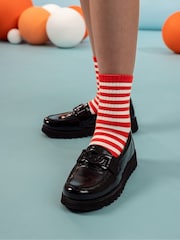 Hush Puppies Black Francis Patent Loafers - Image 7 of 8