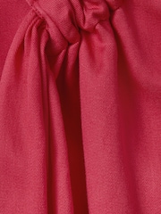 Reiss Coral Odell Linen Blend Drape Maxi Dress - Image 8 of 8
