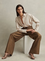 Reiss Nude Keira Strappy Open Toe Heeled Sandals - Image 2 of 5