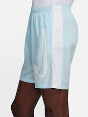Nike Glacier Blue Academy Graphic Training Shorts - Image 3 of 4