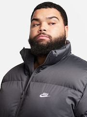 Nike grey Sportswear Club Puffer Jacket - Image 9 of 11