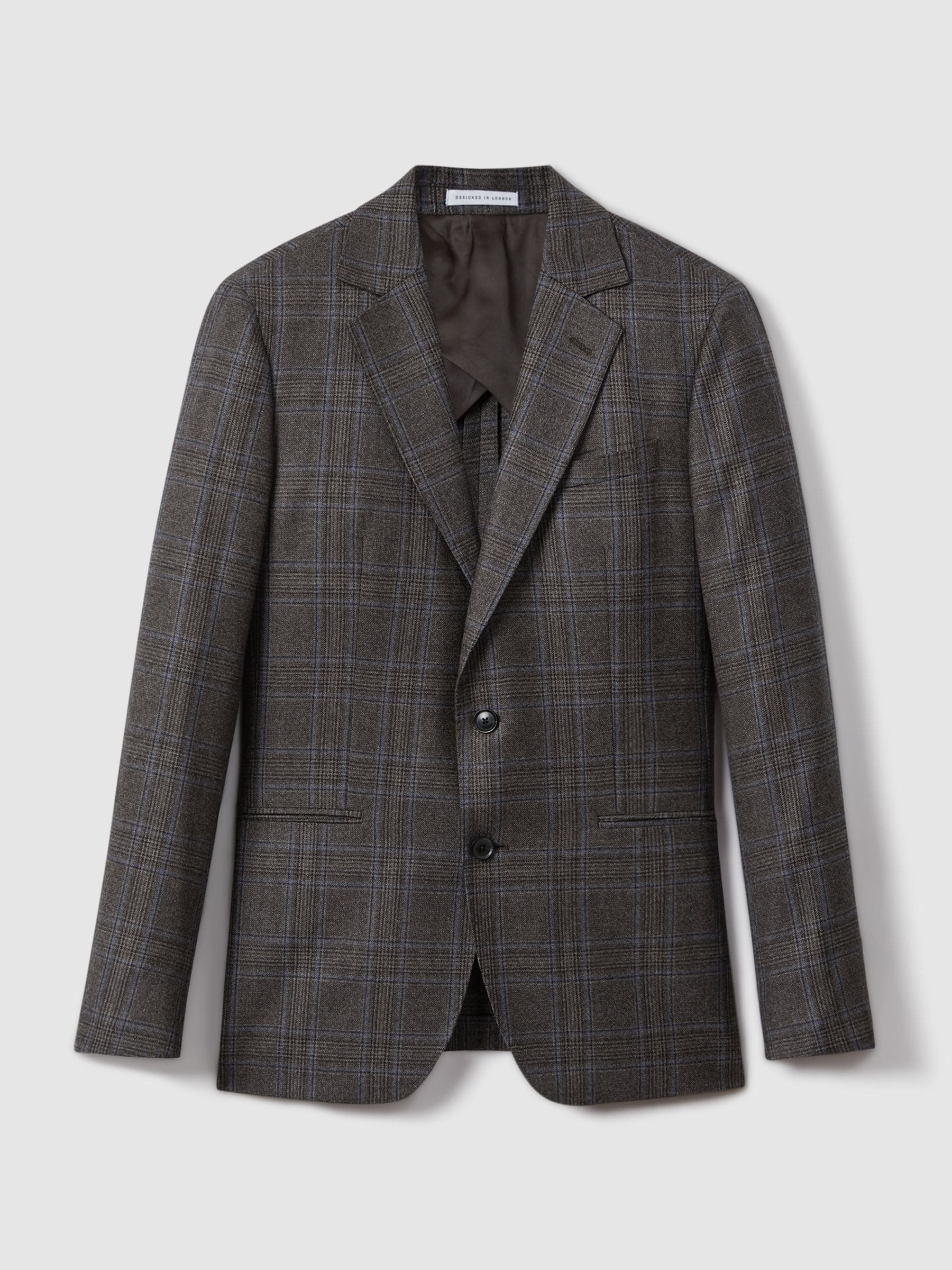 Slim fit check blazer on sale