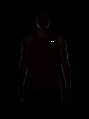 Nike Red Dri-FIT Miler Running Vest Top - Image 4 of 4