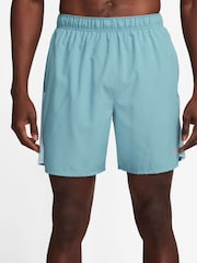 Nike Denim Turq 7 Inch Dri-FIT Challenger Unlined Running Shorts - Image 1 of 5