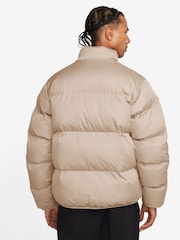 Nike Beige Sportswear Club Puffer Jacket - Image 2 of 3