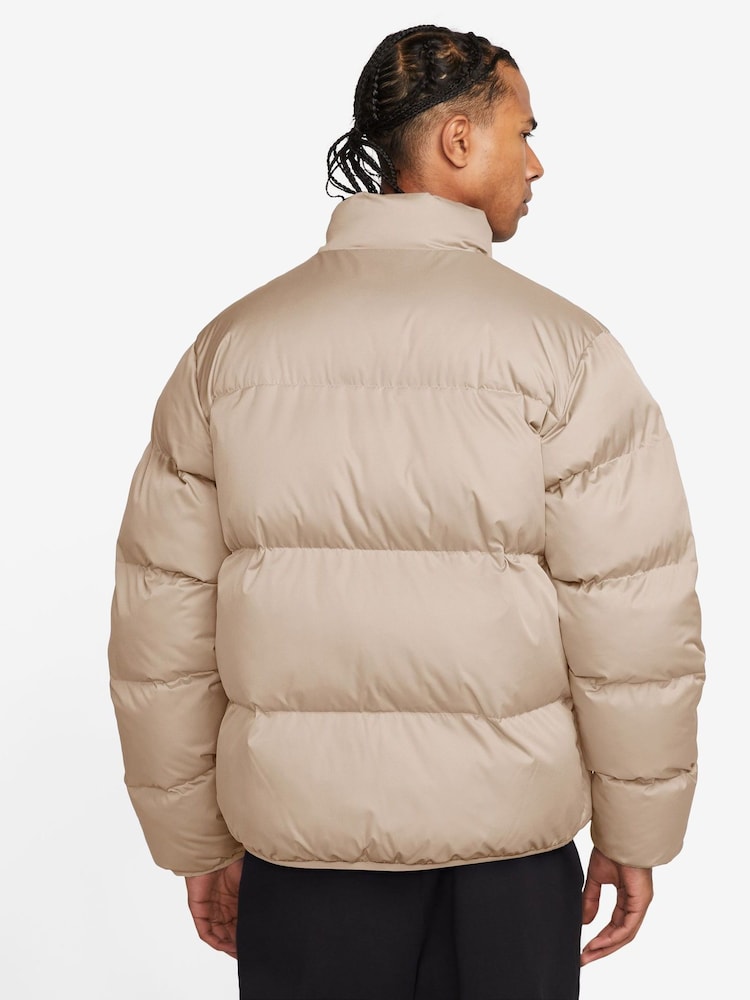 Nike Beige Sportswear Club Puffer Jacket - Image 2 of 3