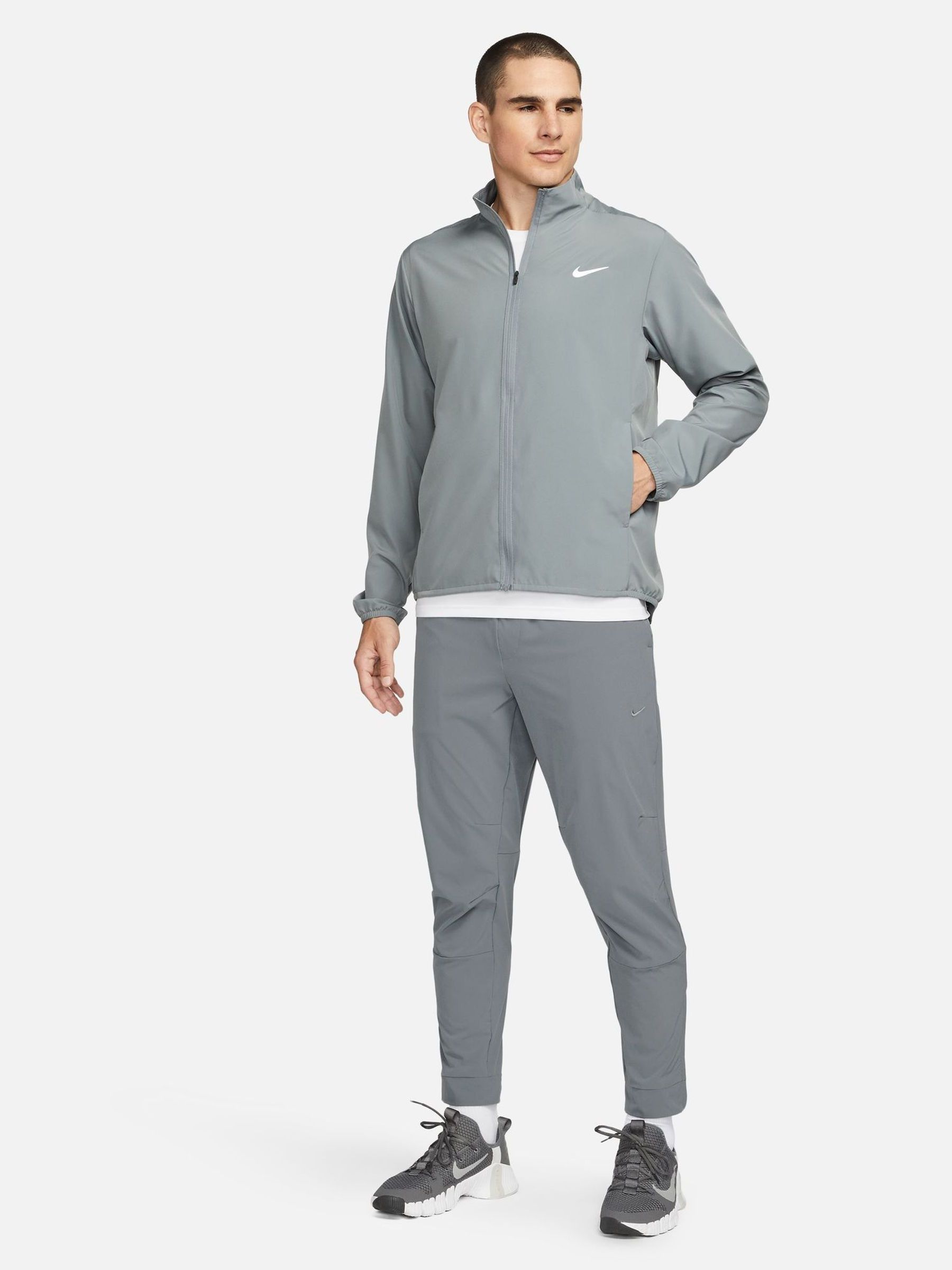 nike training pants with zipper