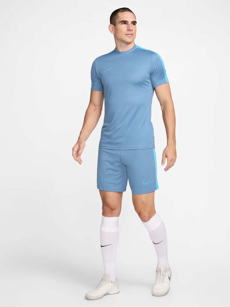 Nike Light Blue Dri-FIT Academy Training Shorts - Image 4 of 7