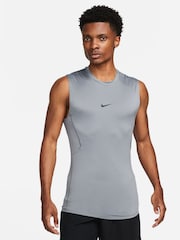 Nike Black Pro Dri-FIT Tight Sleeveless Training Top - Image 1 of 6