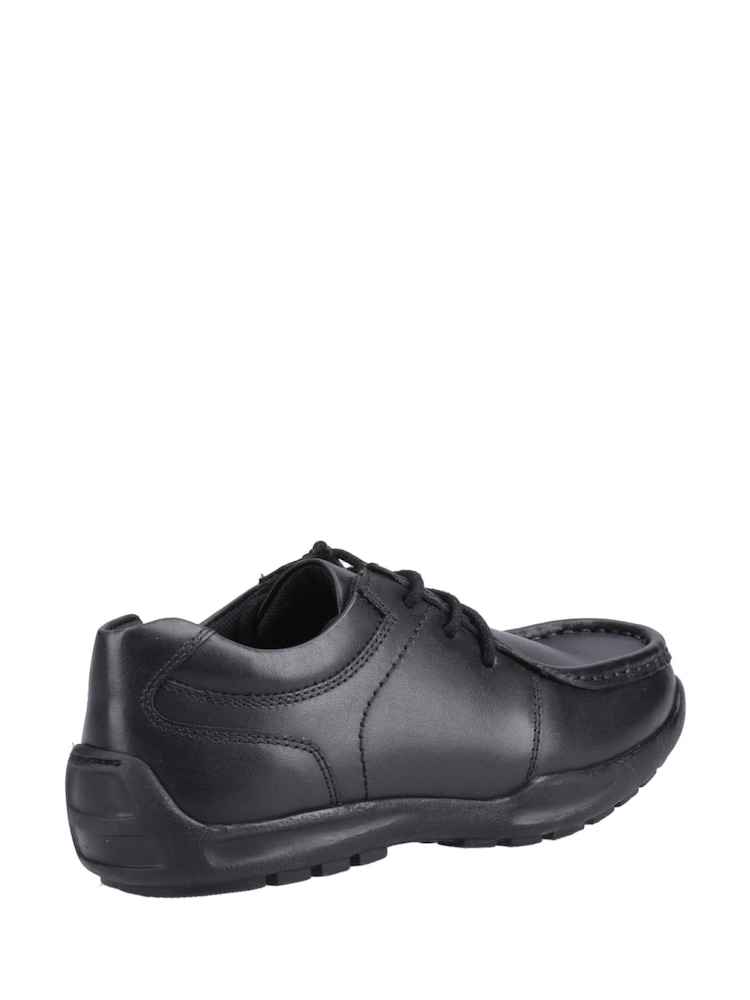 Hush Puppies Black Mackenzie Junior School Shoes - Image 2 of 8 Hush Puppies Black Mackenzie Junior School Shoes - Image 2 of 8