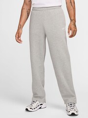 Nike Grey Club Fleece Bungee Joggers - Image 1 of 8