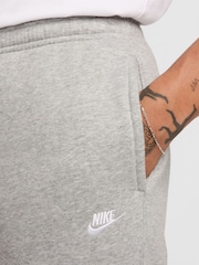Nike Grey Club Fleece Bungee Joggers - Image 4 of 8