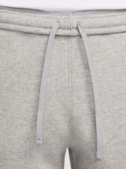 Nike Grey Club Fleece Bungee Joggers - Image 6 of 8