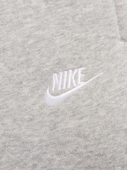 Nike Grey Club Fleece Bungee Joggers - Image 8 of 8
