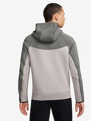 Nike Iron Grey/Black Tech Fleece Zip-Up Hoodie - Image 2 of 7