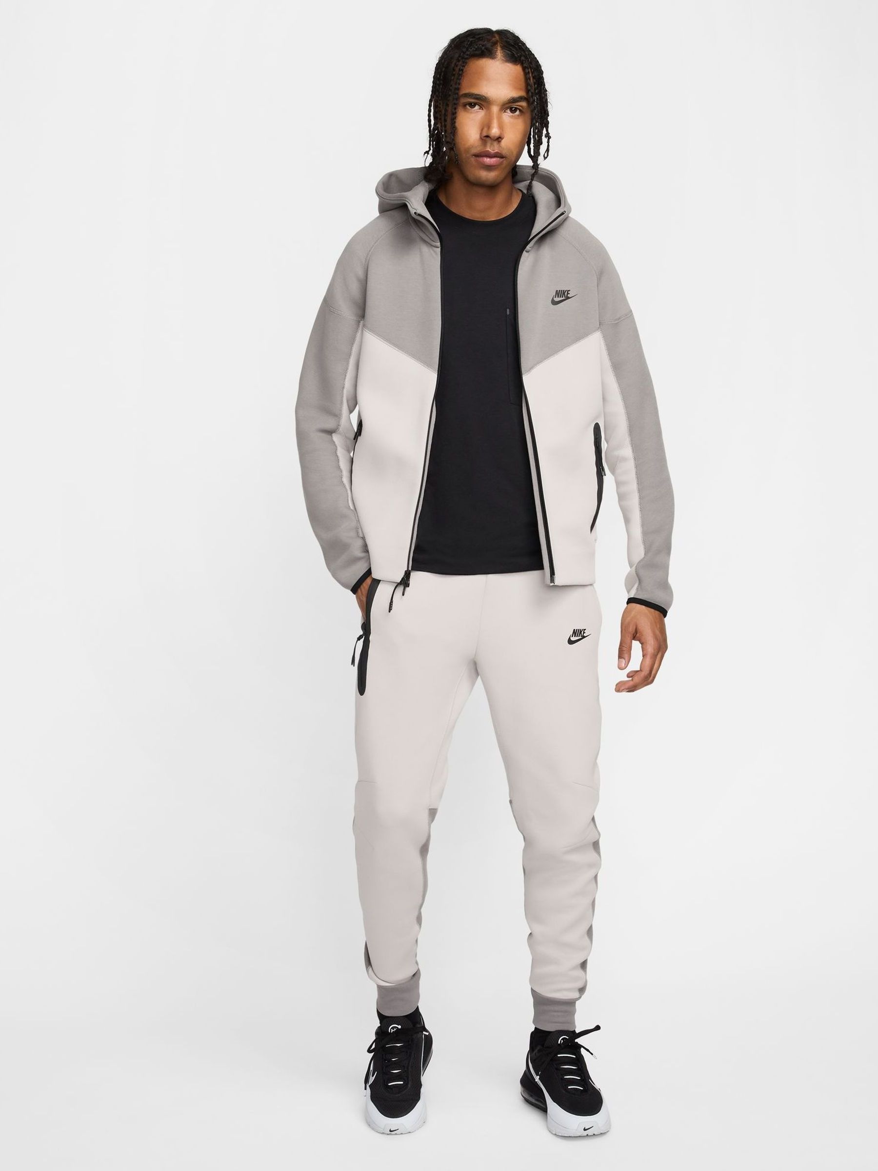 Nike zip up joggers cheap
