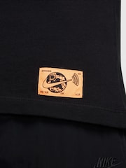 Nike Black Back Graphic Printed 100% Cotton T-Shirt - Image 6 of 6