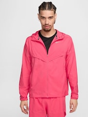 Nike Pink Light Windrunner Running Jacket - Image 1 of 9